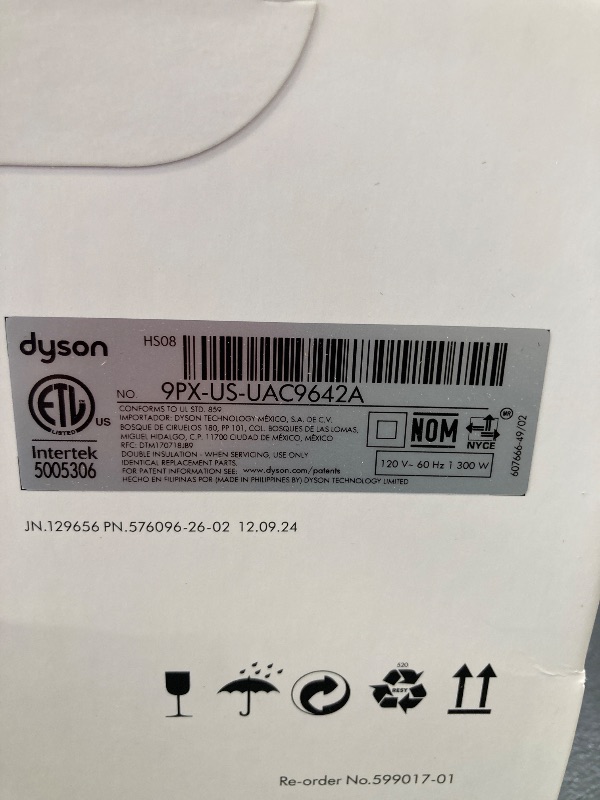 Photo 1 of Limited Edition Dyson Airwrap i.d.™ Multi-Styler and Dryer Straight+Wavy in Jasper Plum