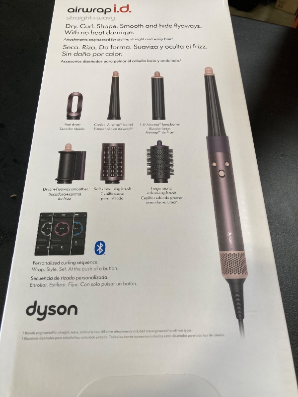 Photo 1 of Limited Edition Dyson Airwrap i.d.™ Multi-Styler and Dryer Straight+Wavy in Jasper Plum