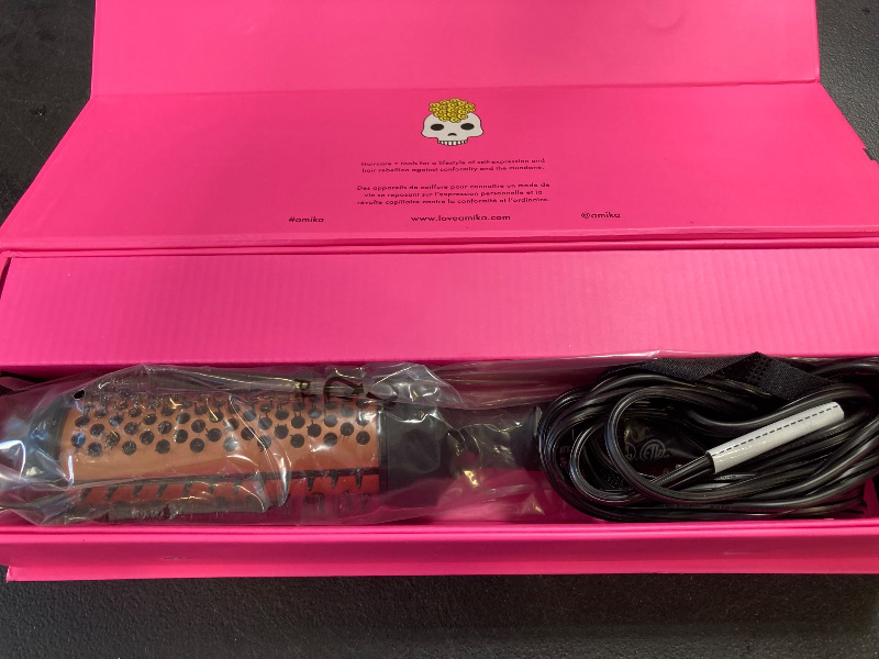 Photo 1 of Amika Blowout Babe Thermal Brush, Black