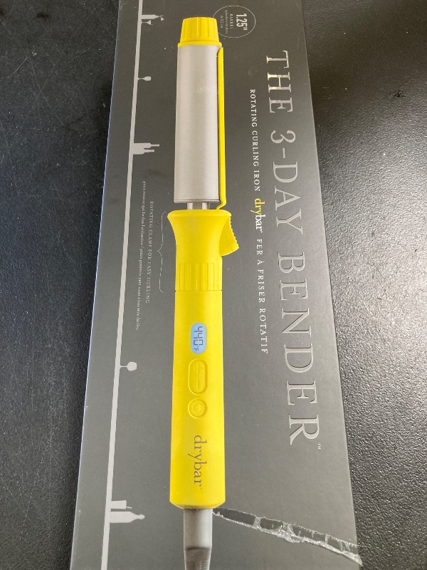Photo 1 of Drybar The 3 Day Bender Rotating Curling Iron | for Perfect Curls or Waves (1.25 in)