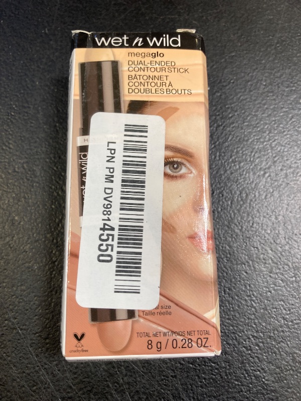 Photo 1 of wet n wild MegaGlo Dual-Ended Contour Stick, Light Medium, Cruelty-Free