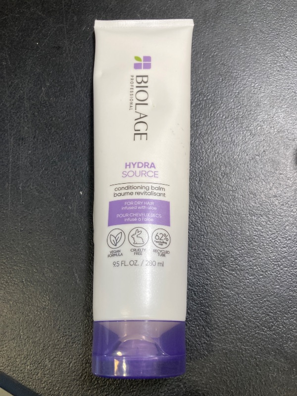 Photo 1 of Biolage Hydra Source Conditioning Balm - Conditions, Detangles & Adds Softness, For Dry Hair, Infused with Micro-Filtered Aloe Vera, Vegan & Paraben-Free, Packaging may vary