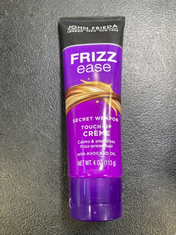 Photo 1 of John Frieda Frizz Ease Secret Weapon Touch-Up Crème - Anti-Frizz Styling Cream for Smooth, Frizz-Prone Hair, 4 Oz