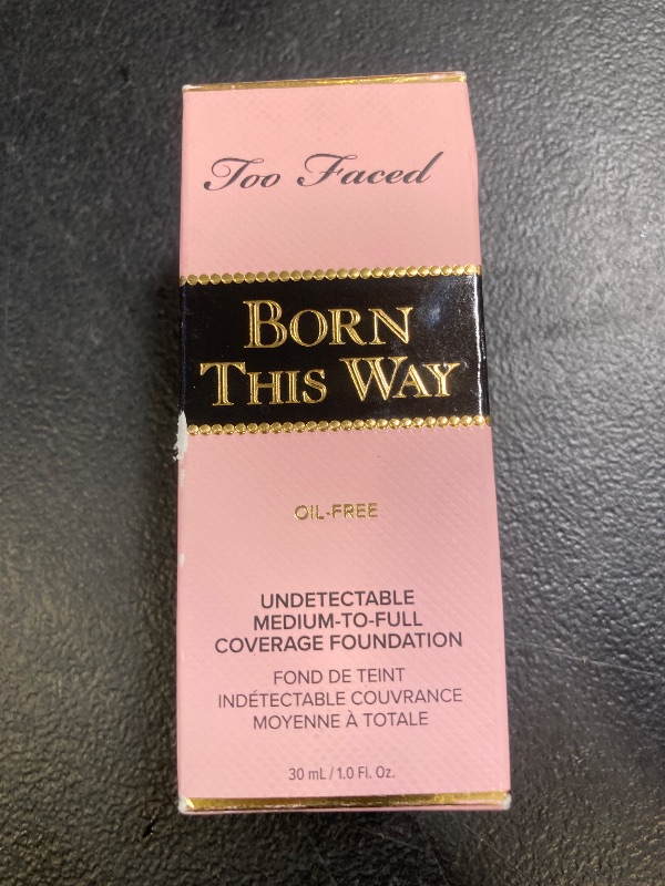Photo 1 of Too Faced Born This Way Natural Finish Longwear Liquid Foundation | Medium-To-Full Coverage | Hydrating + Oil Free, 1 Fl Oz, Snow