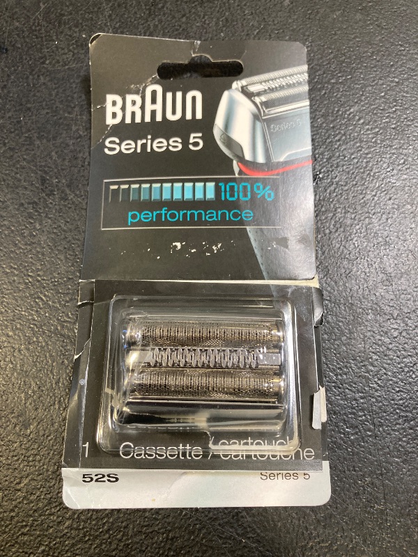 Photo 1 of Braun Series 5 Electric Shaver Replacement Head -52S - Compatible with Electric Razors 5090/5190cc, 5040/5140s, 5030s, 5147s, 5145s, 5195cc, 5197cc