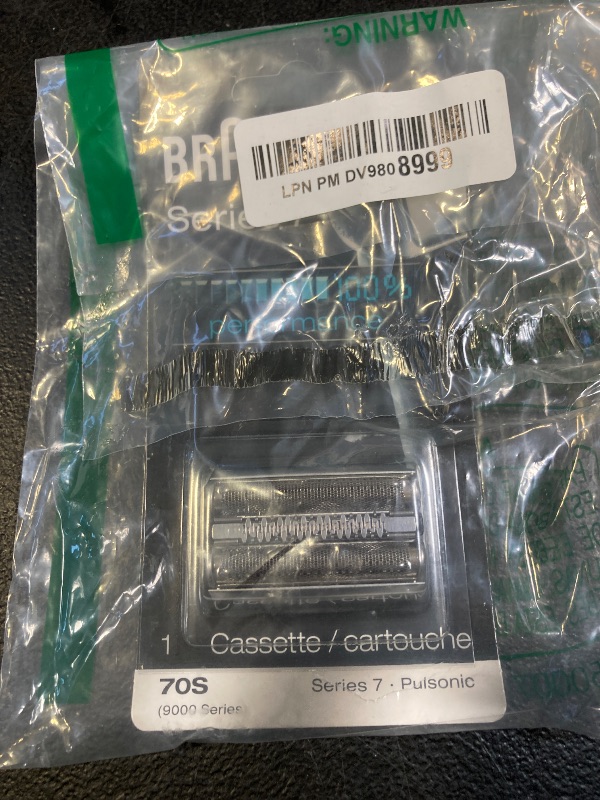 Photo 1 of Braun Series 7 70S Electric Shaver Head Replacement Cassette – Silver