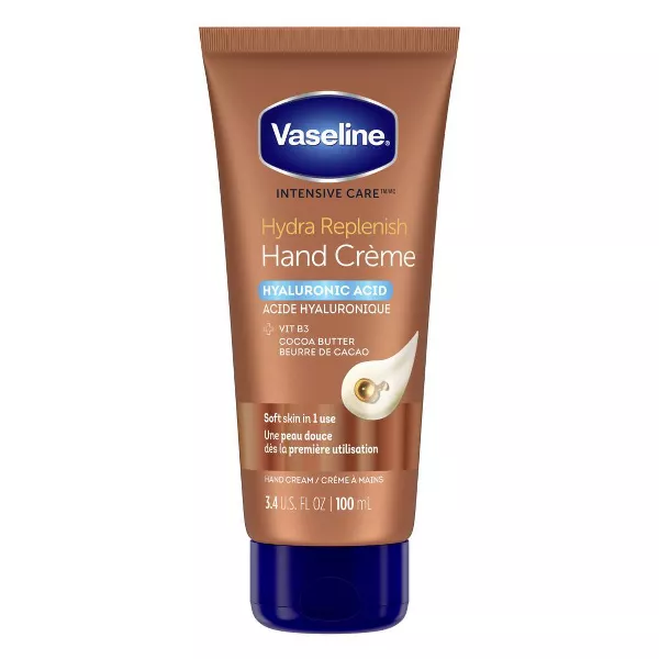 Photo 1 of Vaseline Intensive Care Hydra Replenish with Hyaluronic Acid and Cocoa Butter Hand Cream – 3.4 fl oz