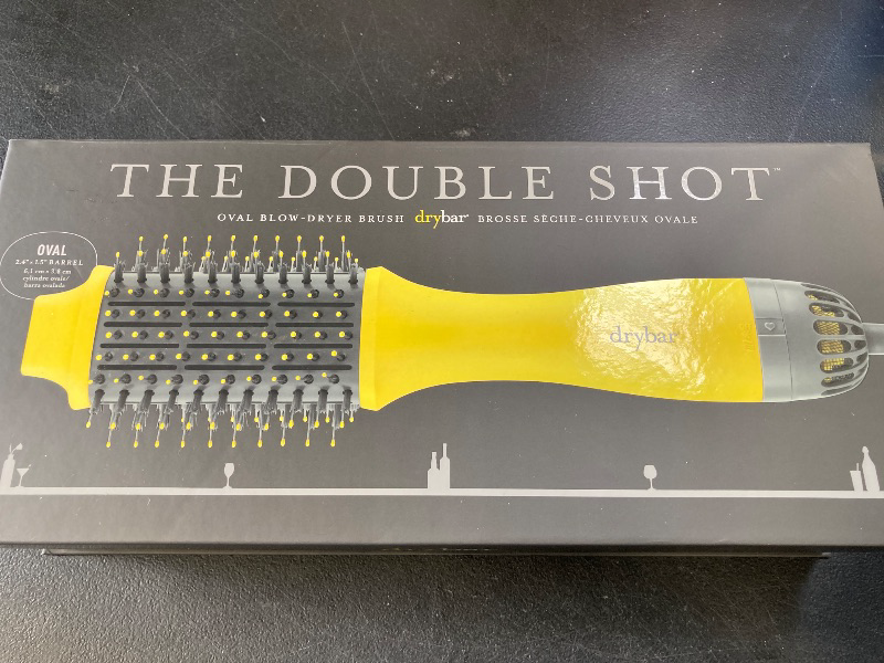 Photo 1 of Drybar The Double Shot Oval Blow Dryer Brush | Brush and Blow Dryer in One, Lightweight Blowout Brush for Long Hair and Volume with 3 Temps for Customized Hair Styling