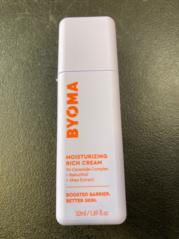 Photo 1 of BYOMA Moisturizing Rich Cream - Barrier Repair Cream Face Lotion with Bakuchiol & Shea Extract - Ceramide Face Moisturizer for Dry Skin - Anti Wrinkle, Alcohol Free Face Moisturizer - 1.69 fl.oz