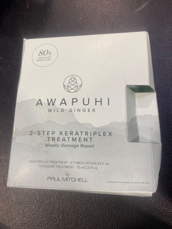 Photo 1 of Awapuhi Wild Ginger by Paul Mitchell KeraTriplex Treatment (4-Pack), Ideal For Dry, Damaged + Color-Treated Hair
