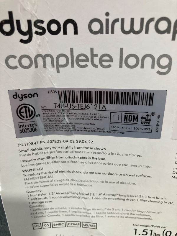 Photo 1 of Dyson Airwrap™ Multi-Styler Complete Long, Nickel/Copper
