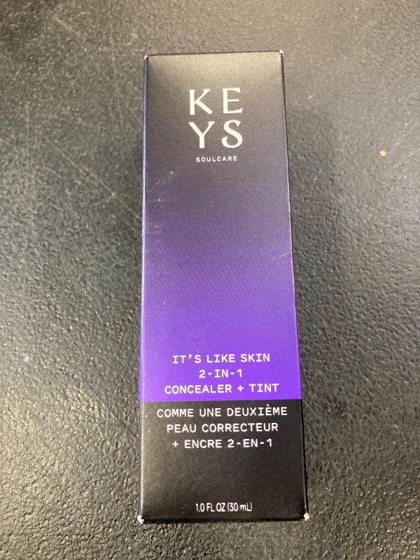 Photo 1 of Keys Soulcare It's Like Skin 2-In-1 Concealer + Tint, Brightens & Blurs with Niacinamide & Squalane for Radiant Skin, Vegan, Cruelty-Free, 1 Fl Oz