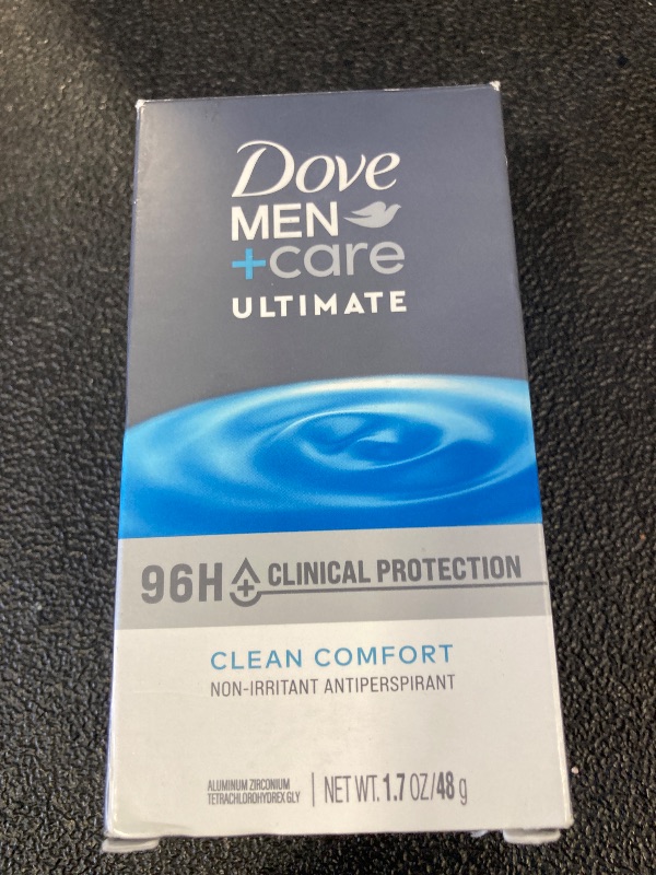 Photo 1 of DOVE MEN + CARE Clinical Protection Antiperspirant Clean Comfort Stick for Men 96-Hour Sweat and Odor Protection Clinical Strength Antiperspirant with 1/4 Moisturizing Cream 1.7 oz