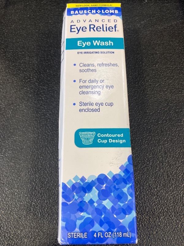 Photo 1 of Bausch & Lomb Advanced Eye Relief, Eye Wash, 4 oz