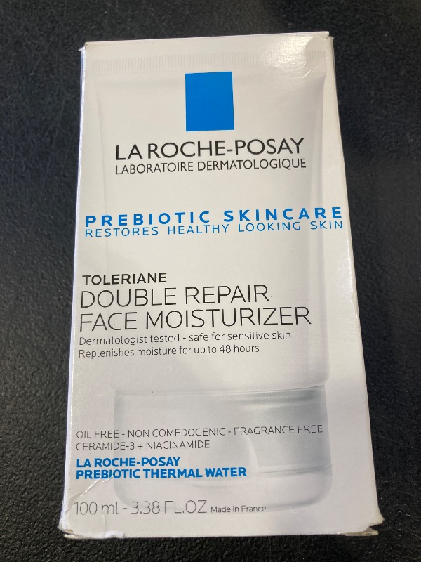 Photo 1 of La Roche Posay Toleriane Double Repair Face Moisturizer, Daily Moisturizer Face Cream with Ceramide and Niacinamide for All Skin Types, Oil Free, Fragrance Free