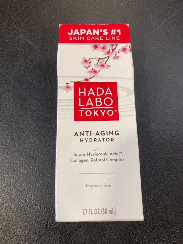 Photo 1 of Hada Labo Tokyo Anti-Aging Hydrator Face Serum, with Super Hyaluronic Acid, Collagen & Retinol Complex to Reduce Signs of Aging, Increase Skin Elasticity & Reduce Fine Lines & Wrinkles, 1.7 fl oz