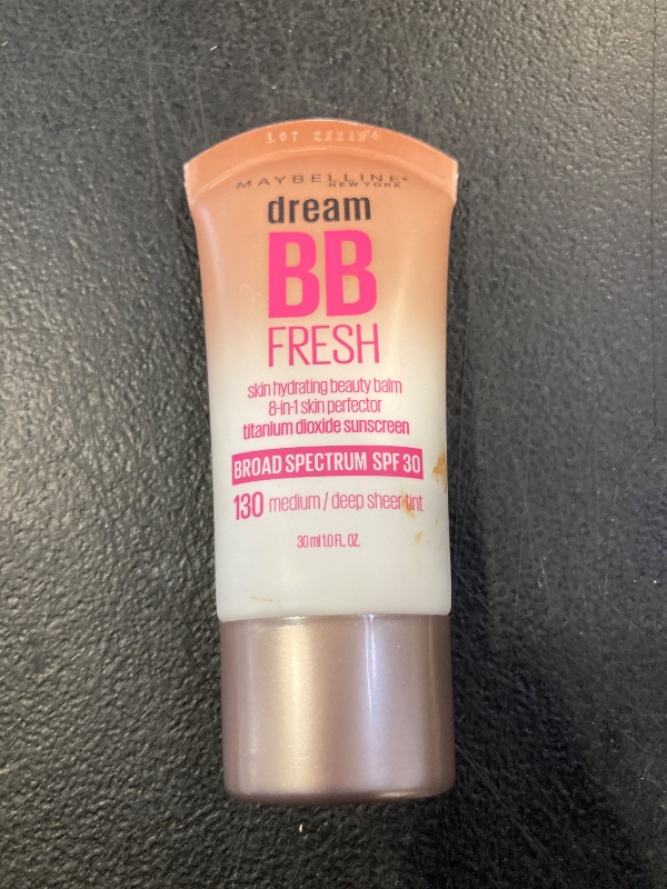 Photo 1 of Maybelline Dream Fresh BB 8-in-1 Beauty Balm Skin Perfector SPF 30, Medium/Deep 1 oz ( Pack of 9)