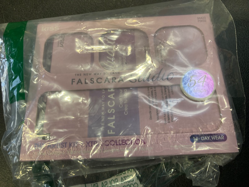 Photo 1 of FALSCARA STUDIO Lash Extension Kit, 54 Stackable Lash Clusters, Medium Volume, 10mm-14mm, ‘Xtra’, False Eyelashes, InfuseBond, Water-Resistant Seal, BondBoost, Hydro Cleanser, Applicator