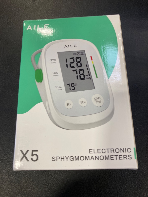 Photo 1 of Blood Pressure Monitor, AILE Blood Pressure Machine Upper Arm Large Cuff(8.7"-16.5"), High Automatic Blood Pressure Monitors Cuff for Home Use, (BP) Manual Arm Blood Pressure Monitors, 2 * 99 Memory