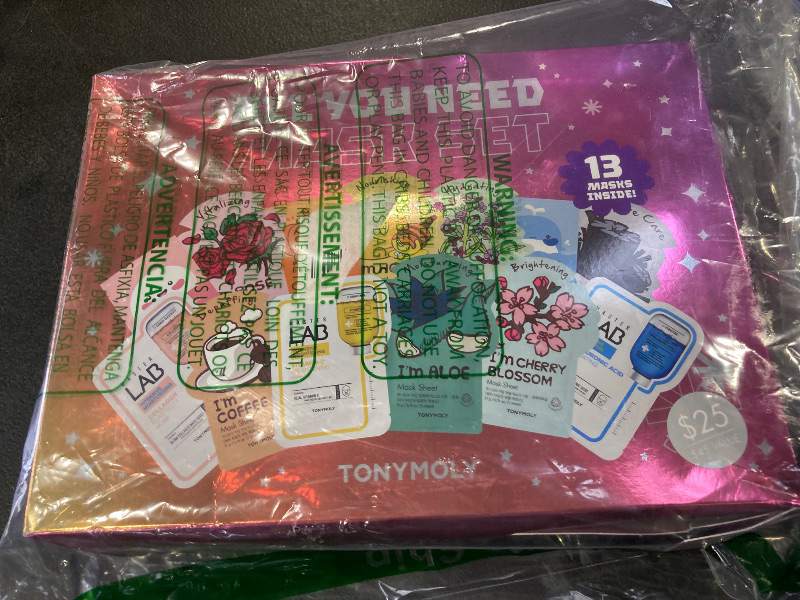 Photo 1 of TONYMOLY All You Need Mask Set, Hydrate & Refresh Skin, Sheet Masks for all Skin Types & Concerns, Variety Pack of 13 Masks