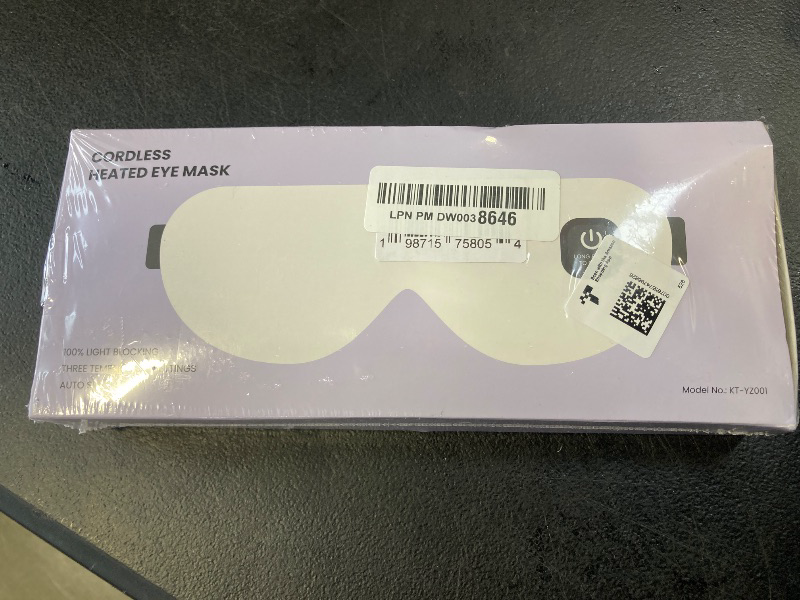 Photo 1 of Heated Eye Mask - Cordless Eye Mask for Dry Eyes, FSA HSA Eligible, Eye Relief, Improved Sleep, Washable Eye Heating pad for Travel and with Replaceable Shell