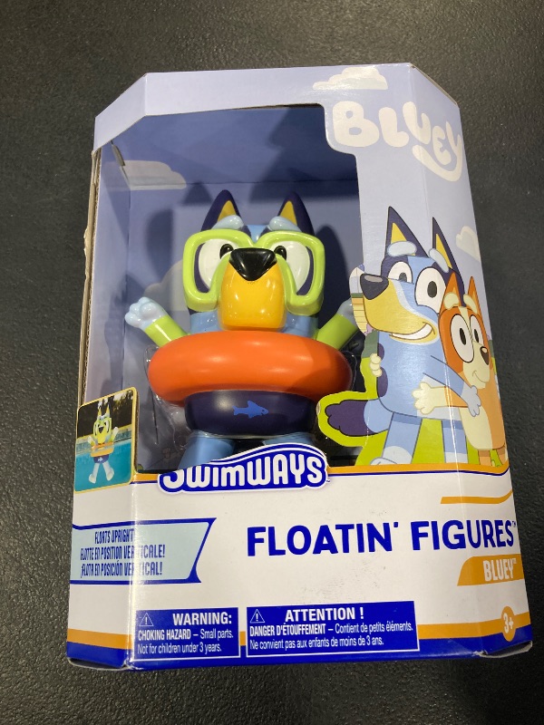 Photo 1 of Swimways Bluey Floatin' Figures, Swimming Pool Accessories & Kids Pool Toys, Bluey Party Supplies & Water Toys for Kids Aged 3 & Up