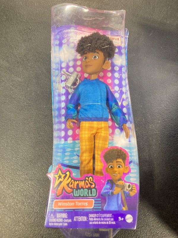Photo 1 of Mattel Karma’s World Winston Torres Doll with Camcorder Accessory