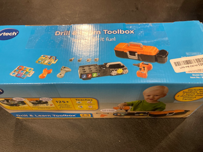Photo 1 of VTech Drill and Learn Toolbox , Orange