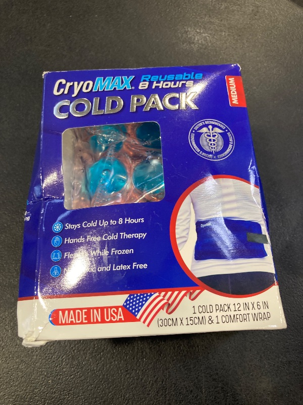 Photo 1 of Cryo-MAX Reusable Cold Pack 8 Hour Medium - Each, Pack of 4