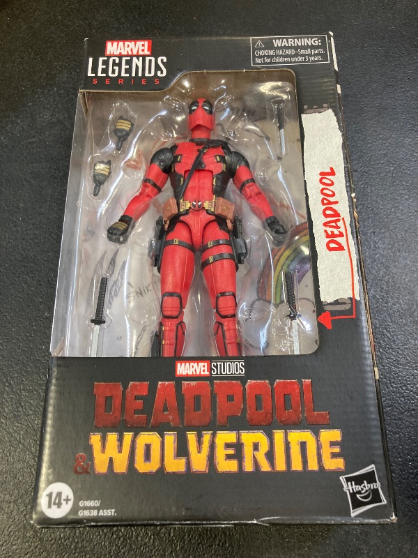 Photo 1 of Marvel Legends Series Deadpool, Deadpool & Wolverine Collectible 6 Inch Action Figure for Adults Ages 14 and Up