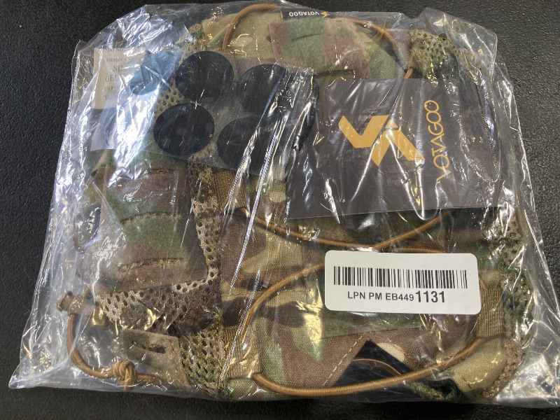 Photo 1 of VOTAGOO GEAR Helmet Cover Combo, Tactical Helmet Cover for Fast Helmet in Size M/L or XL, Military Gear Combat Fast Helmet Cover for Paintball Hunting Shooting (CP Camo, X-Large)