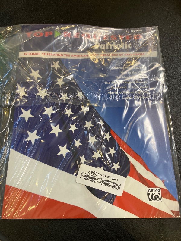 Photo 1 of Top-Requested Patriotic Sheet Music: 19 Songs Celebrating the American Spirit Arranged by Dan Coates (Top-Requested Sheet Music)