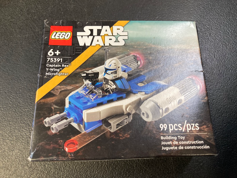 Photo 1 of LEGO Star Wars: The Clone Wars Captain Rex Y-Wing Microfighter Building Set, Collectible Star Wars Y-Wing Toy for Kids with Captain Rex Minifigure, Star Wars Gift for Boys & Girls Ages 6 and Up, 75391