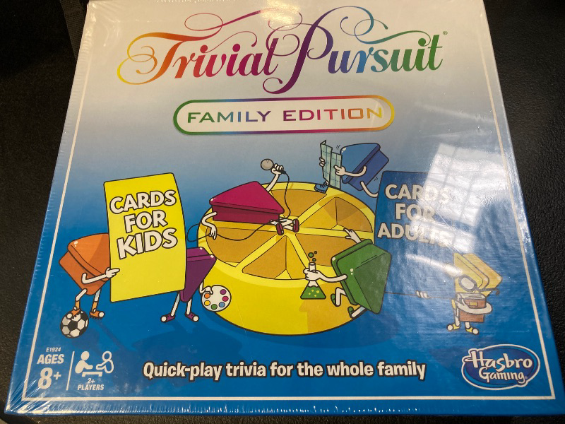 Photo 1 of Hasbro Gaming Trivial Pursuit Family Edition