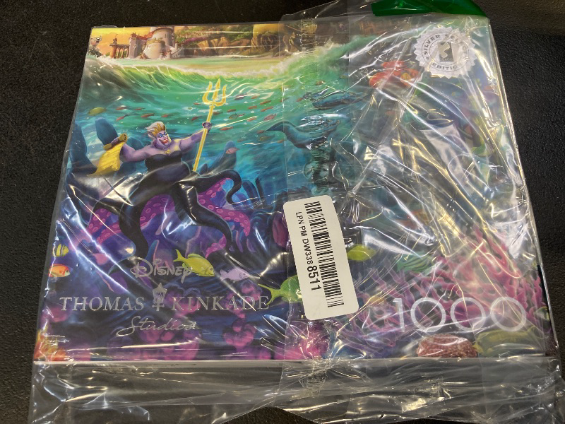 Photo 1 of Buffalo Games - Silver Select - Thomas Kinkade - Disney Ursula - 1000 Piece Jigsaw Puzzle for Adults -Challenging Puzzle Perfect for Game Nights - Finished Size is 26.75 x 19.75