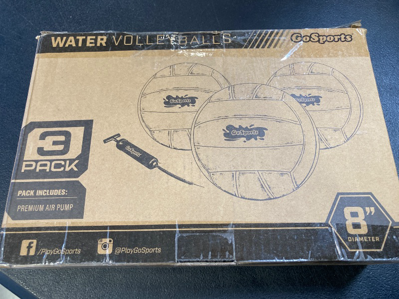Photo 1 of GoSports Water Volleyball 3 Pack Great for Swimming Pools or Lawn Volleyball Games