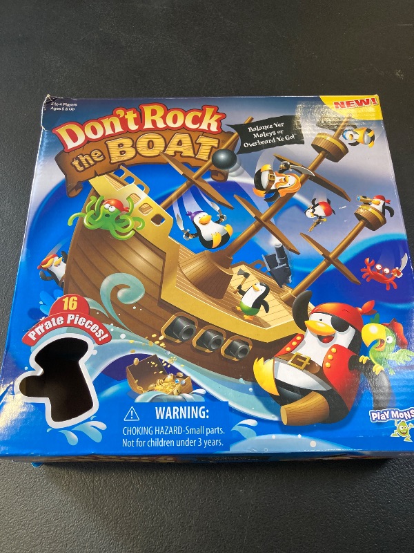 Photo 1 of Don’t Rock the Boat Board Game - Kids Games, Family Games for Kids and Adults, Board Games for Family Night, Multi-Player Board Games, Builds Hand & Eye Coordination, Balancing Toy, Ages 5+