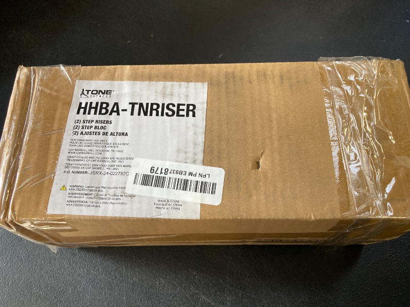 Photo 1 of Tone Fitness Pair of Risers for Aerobic Step, Gray (HHBA-TNRISER)