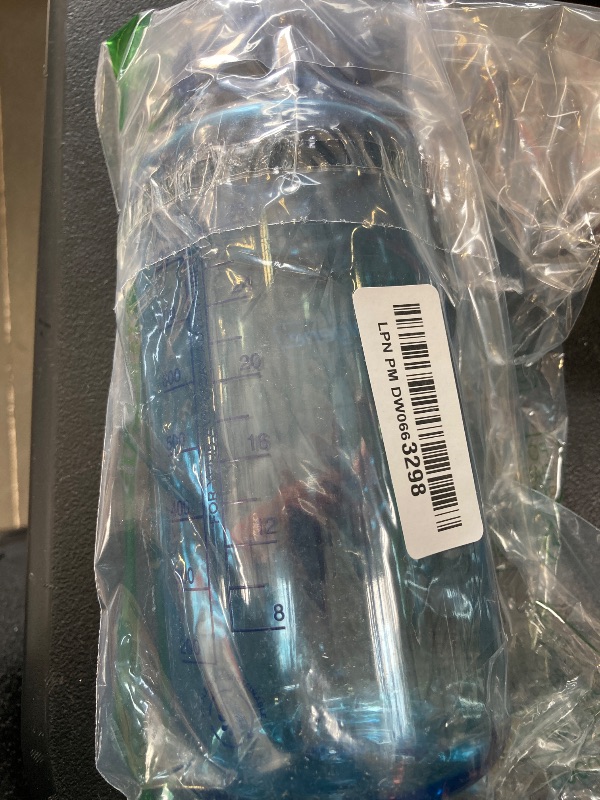 Photo 1 of Nalgene Water Bottle - Lightweight Sustain Tritan BPA-Free Shatterproof Bottle for Backpacking, Hiking, Gym, 32 OZ, Wide Mouth, Baby Blue