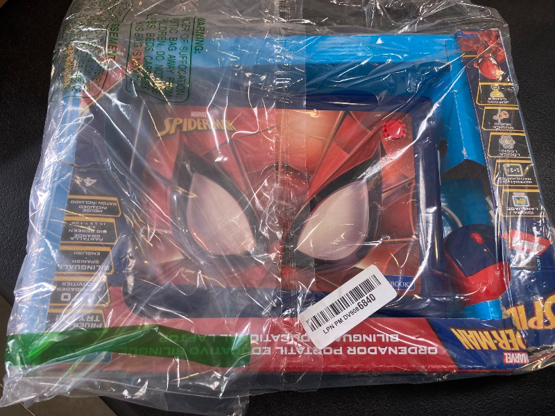 Photo 1 of Lexibook, Spider-Man, Bilingual and Educational Laptop Spanish/English, Toy for Children, 170 Activities to Learn, Play Games and Music, Large Screen, Blue/Red, JC599SPi2