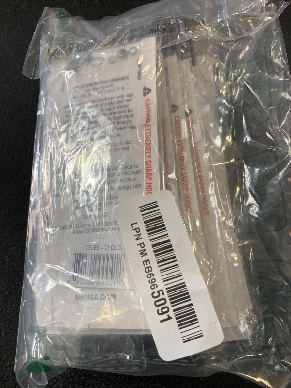 Photo 1 of Ahi USA SB-202V Rainbow Skin Sabiki Rig- Size 10 Hooks- 10 Pack