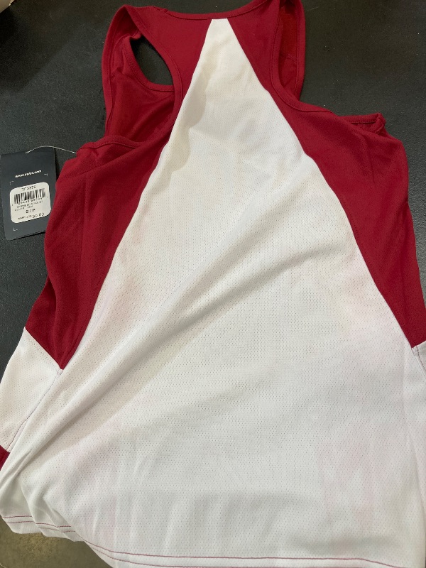 Photo 1 of ASICS Women's Women's Team Sweep Singlet, Cardinal/White, Small