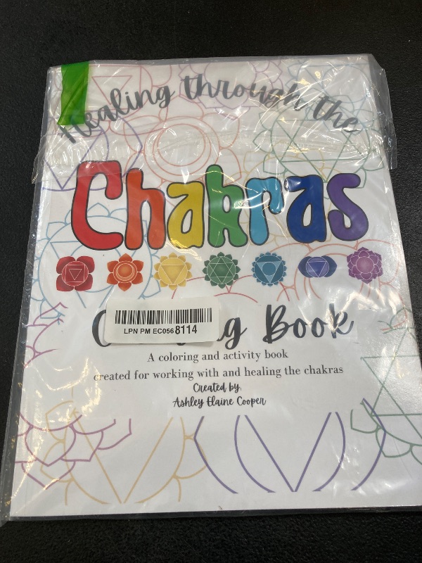 Photo 1 of Healing through the Chakras: A coloring and activity book created for working with and healing the chakras.