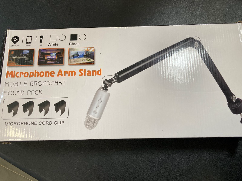 Photo 1 of Boom Arm for Shure SM7dB Microphone, SM7dB Mic Arm with Foam Cover Windscreen, Upgraded Microphone Desk Mount Shure SM7dB Boom Arm and SM7dB Pop Filter by YOUSHARES