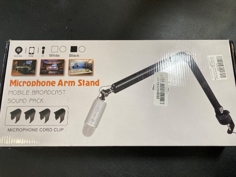 Photo 1 of Boom Arm for Shure SM7dB Microphone, SM7dB Mic Arm with Foam Cover Windscreen, Upgraded Microphone Desk Mount Shure SM7dB Boom Arm and SM7dB Pop Filter by YOUSHARES