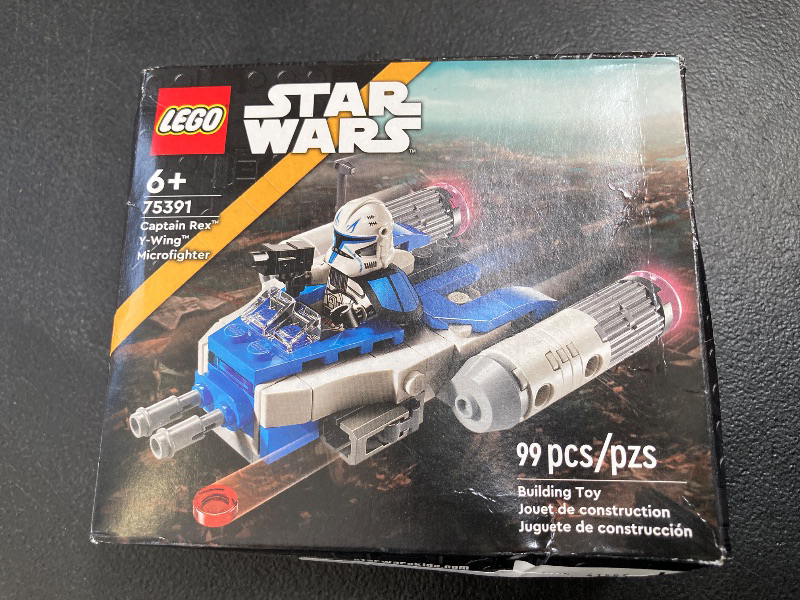 Photo 1 of LEGO Star Wars: The Clone Wars Captain Rex Y-Wing Microfighter Building Set, Collectible Star Wars Y-Wing Toy for Kids with Captain Rex Minifigure, Star Wars Gift for Boys & Girls Ages 6 and Up, 75391