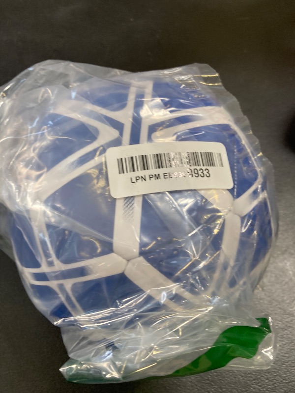 Photo 1 of adidas Unisex Starlancer Club Soocer Ball, Blue/White, 3
