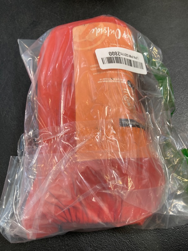 Photo 1 of KLYMIT Static V Lightweight Inflatable Sleeping Pad | Comfortable, Lightweight, Easy to Inflate Portable Air Bed Mattress for Camping, Backpacking and Hiking — Orange