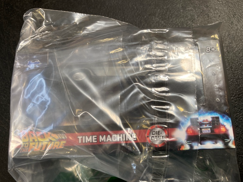 Photo 1 of Jada Toys Back to The Future Time Machine 1:32 Die-cast Car, Toys for Kids and Adults