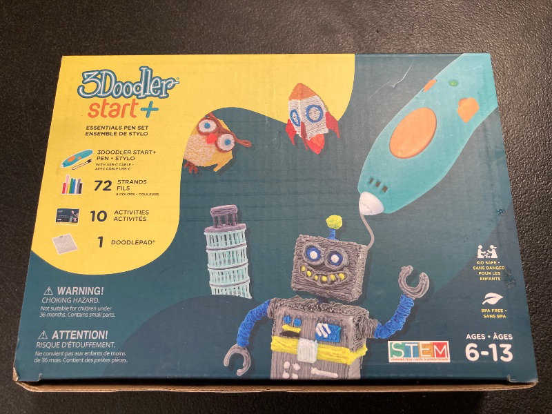 Photo 1 of 3Doodler Start+ Essentials (2024) 3D Pen Set for Kids, Easy to Use, Learn from Home Art Activity Set, Educational STEM Toy for Boys & Girls Ages 6+